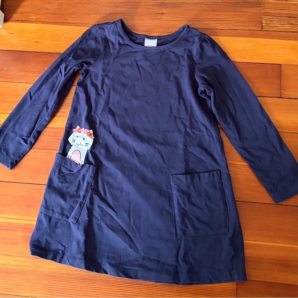 Hanna Andersson Cat Pocket Dress – Girls